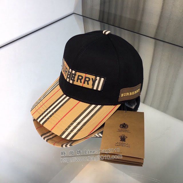 Burberry新品男士帽子 巴寶莉刺繡棒球帽鴨舌帽  mm1267